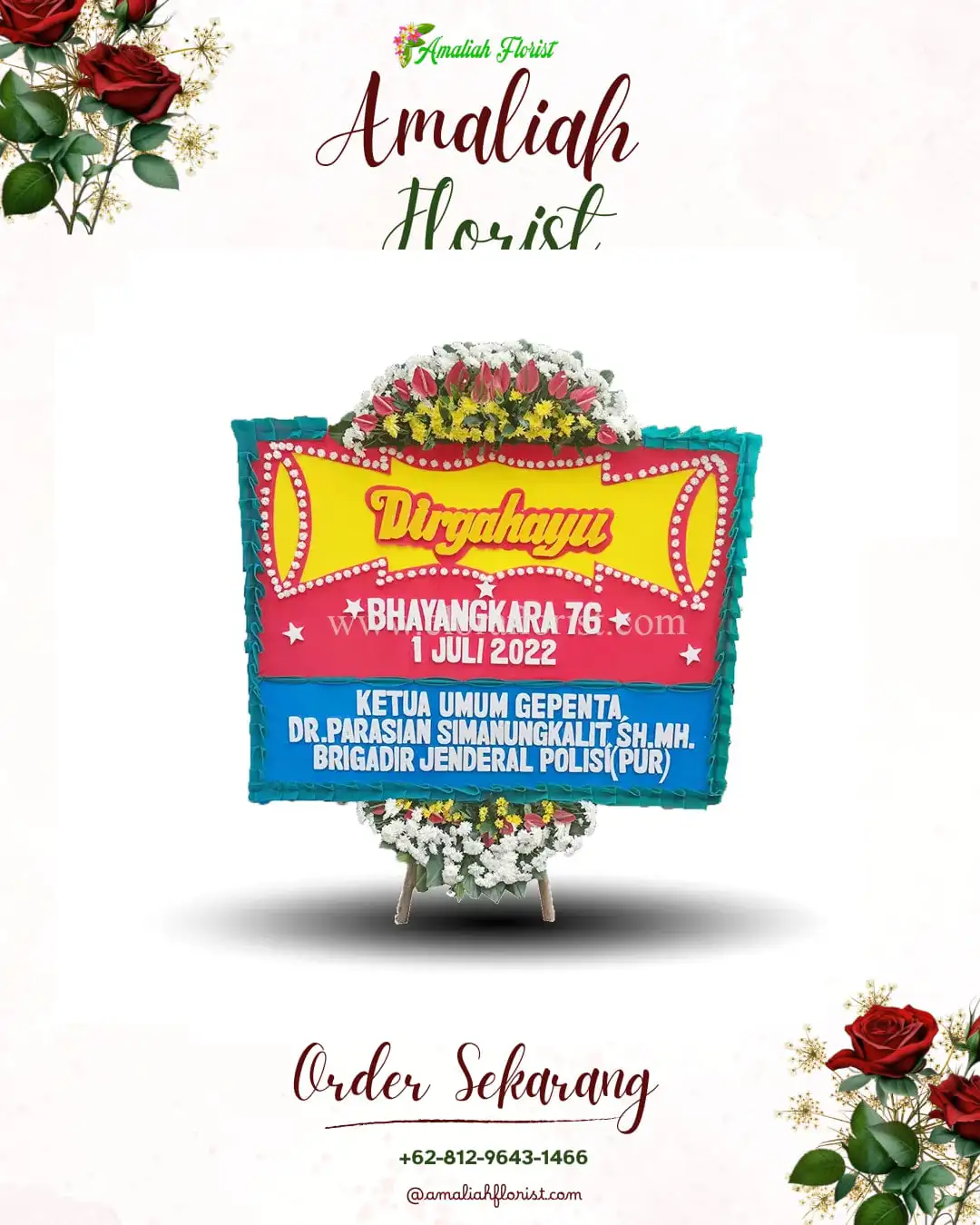 Papan Bunga HUT Ulang Tahun Argoyuwono